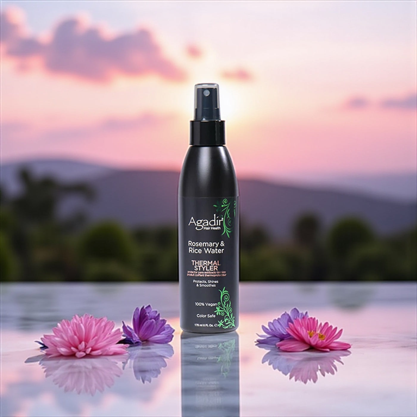 Rosemary & Rice Water Heat Protection